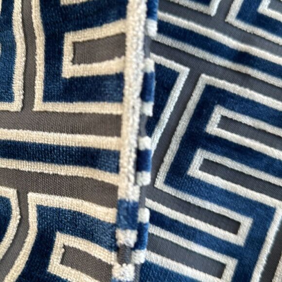 Custom Retro Pattern Pillow Covers (2) 19”x19” - Picture 5 of 6